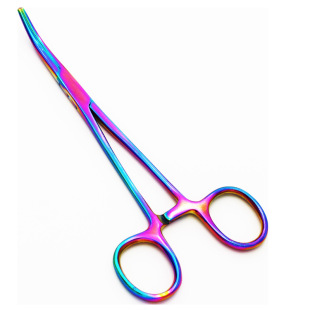 Stainless steel hemostatic forceps straight elbow surgical hemostatic forceps surgical equipment hook forceps full tooth half tooth needle holding forceps
