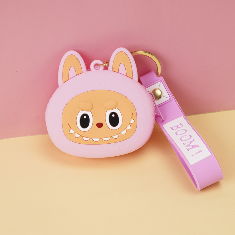 メーカーが生産するネズミ駆除パイオニアラブブキーホルダーペンダントシリコンバッグかわいい子供用小銭入れ|undefined