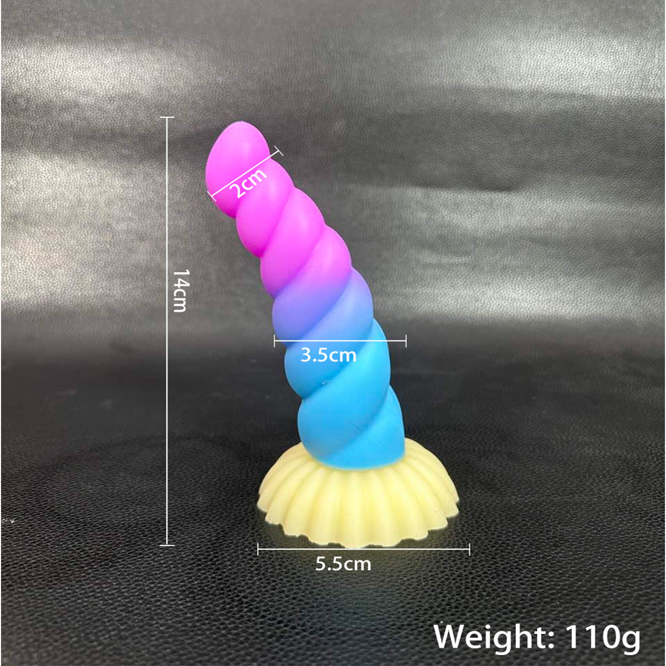 Silicone Anal Plug with Fox Tail Design, Colorful Special-Shaped Adult Toy — detail image 29