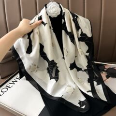 90*90大方巾起爆シルクタオル春秋冬スタイル洋気ファッション職業襟巾女性マフラーシルクタオル小方巾