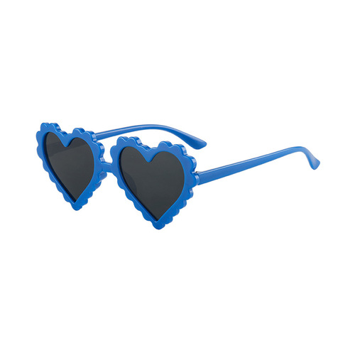 New Children's Heart-shaped Sunglasses Children's Party Glasses Fashion Simple Style Baby Sunglasses Wholesale 