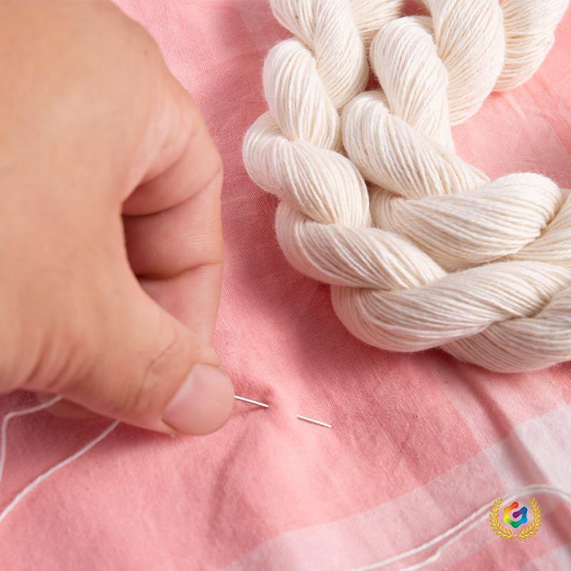 ⊿家用老人缝被子针线套装手工缝补粗白棉线团做被子的针和线