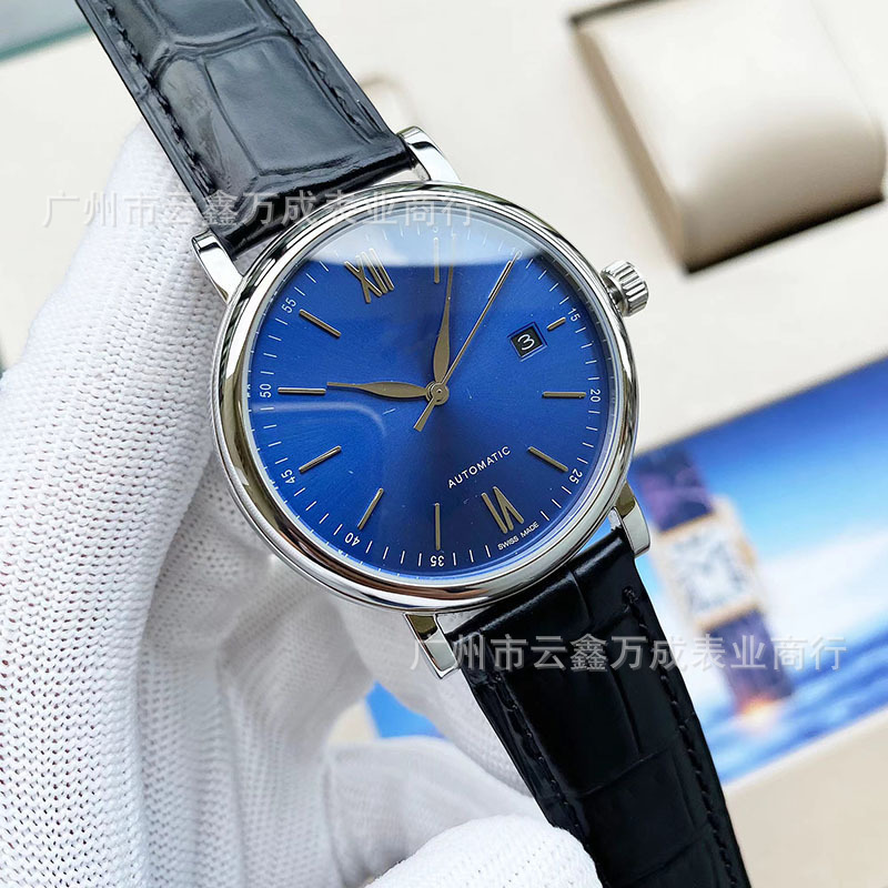 Fábrica ZF Wanjia Guo Ba Tao serie de negocios hombre automático mecánico reloj V7 Portugués siete reloj piloto al por mayor