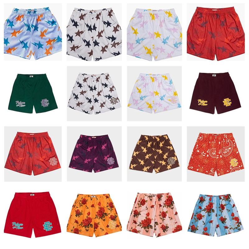 American EE Beach Shorts Summer New Men's Fitness Sports Running Basketball Casual 3D Digital Printing Couple