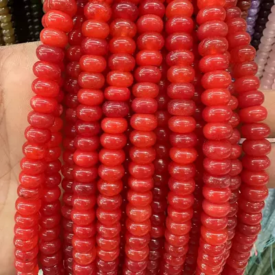 Cross-border abacus beads 5*8mm white: Zərgərlik ara hissələri - big-red-jade-58mmabout-70-80-pieces-white-stone-optimized