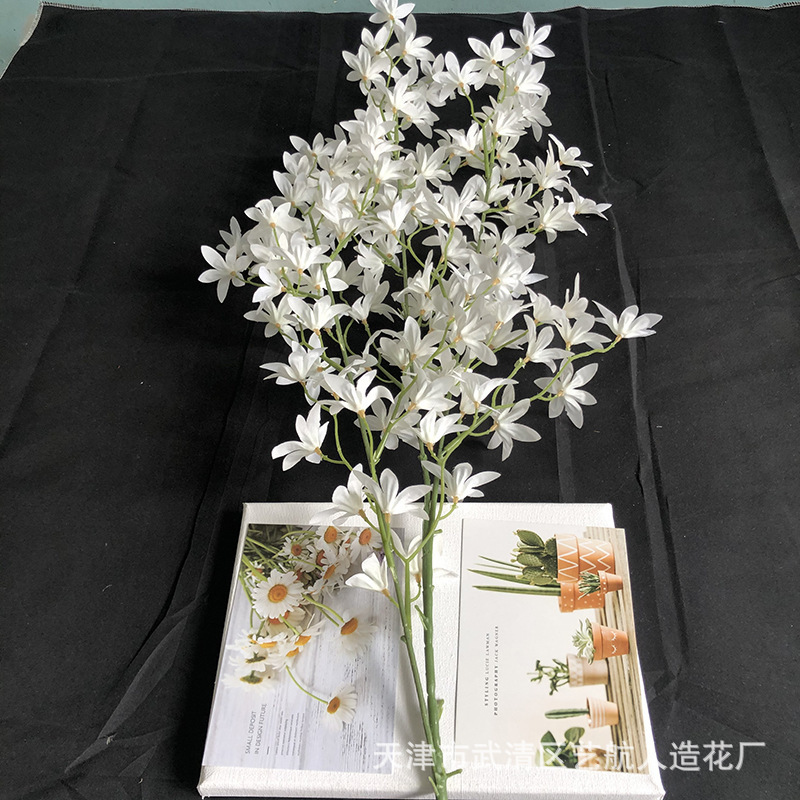 模造文心蘭単枝跳舞蘭結婚祝い天井花家庭生け花配材装飾花メーカー卸売り|undefined