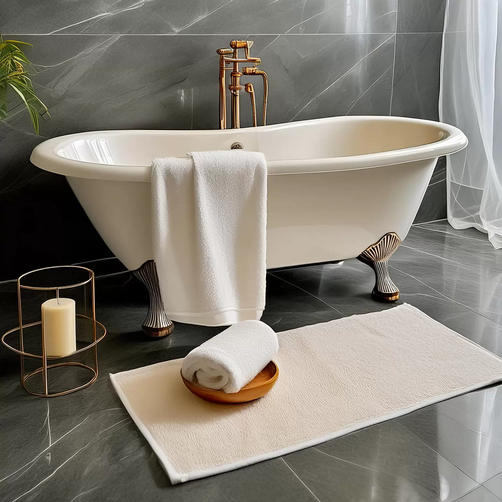 酒店地巾白色地巾全棉地巾加厚批发纯棉民宿地巾纯棉浴室加厚地巾