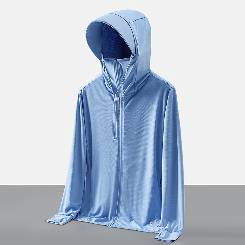K4 [en stock] nuevo chaqueta con capuzas de verano ropa de protección solar para hombres y mujeres ropa de piel para hombres image 8