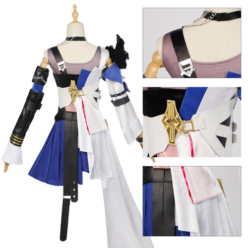 Beishui Trading Xiluwa cosplay Collapse Star Dome Railway Costume Game Royal Sister Cos Costume Complete Set for Women