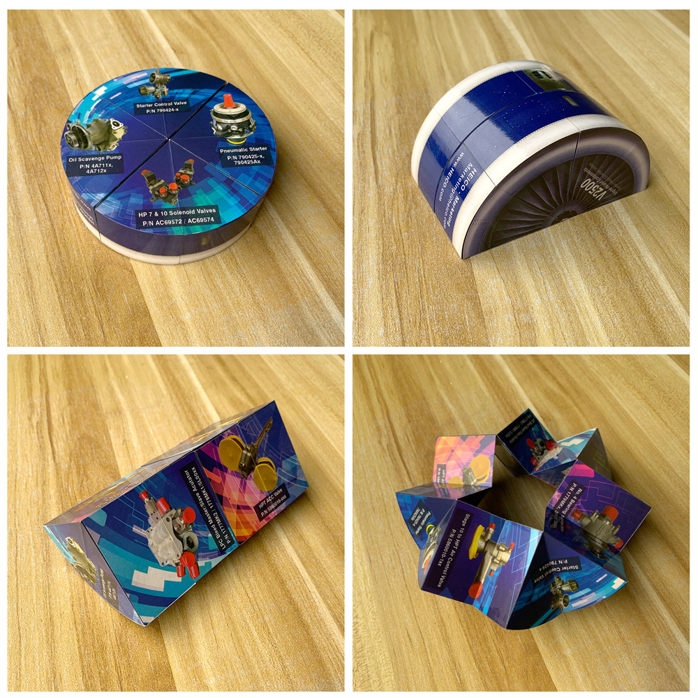 Multi-Folding 3D Infinite Geometric Building Blocks, Circular Puzzle Cube, Stress-Relief Toy, Space Educational Toy