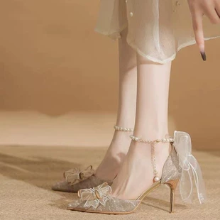 Wedding shoes with bow, 2025 years