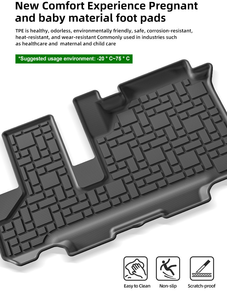 Suitable for 17-23 Honda N-Box Jf3Jf4 Right-Hand Drive Car Floor Mats Tpe Floor Mats Trunk Mat Cross-Border