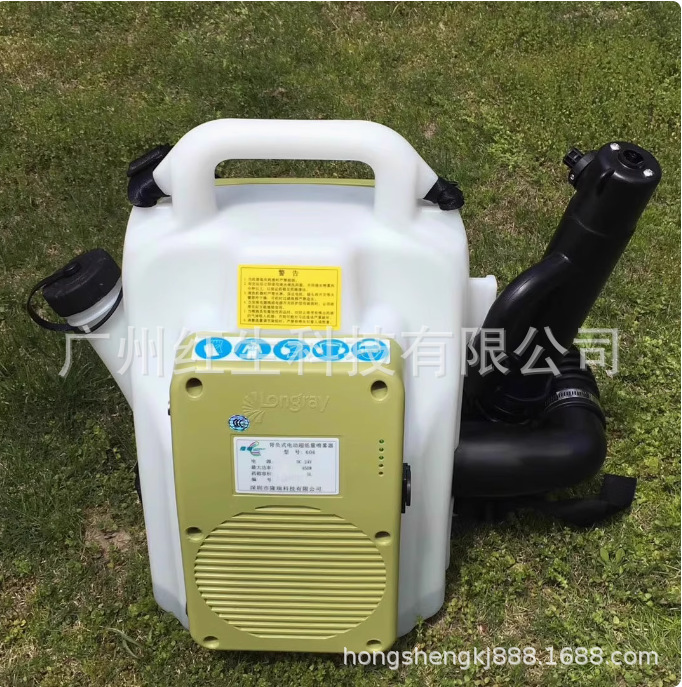 疾控防疫消毒机隆瑞606蓄电池超低量喷雾机背负式电动喷雾器