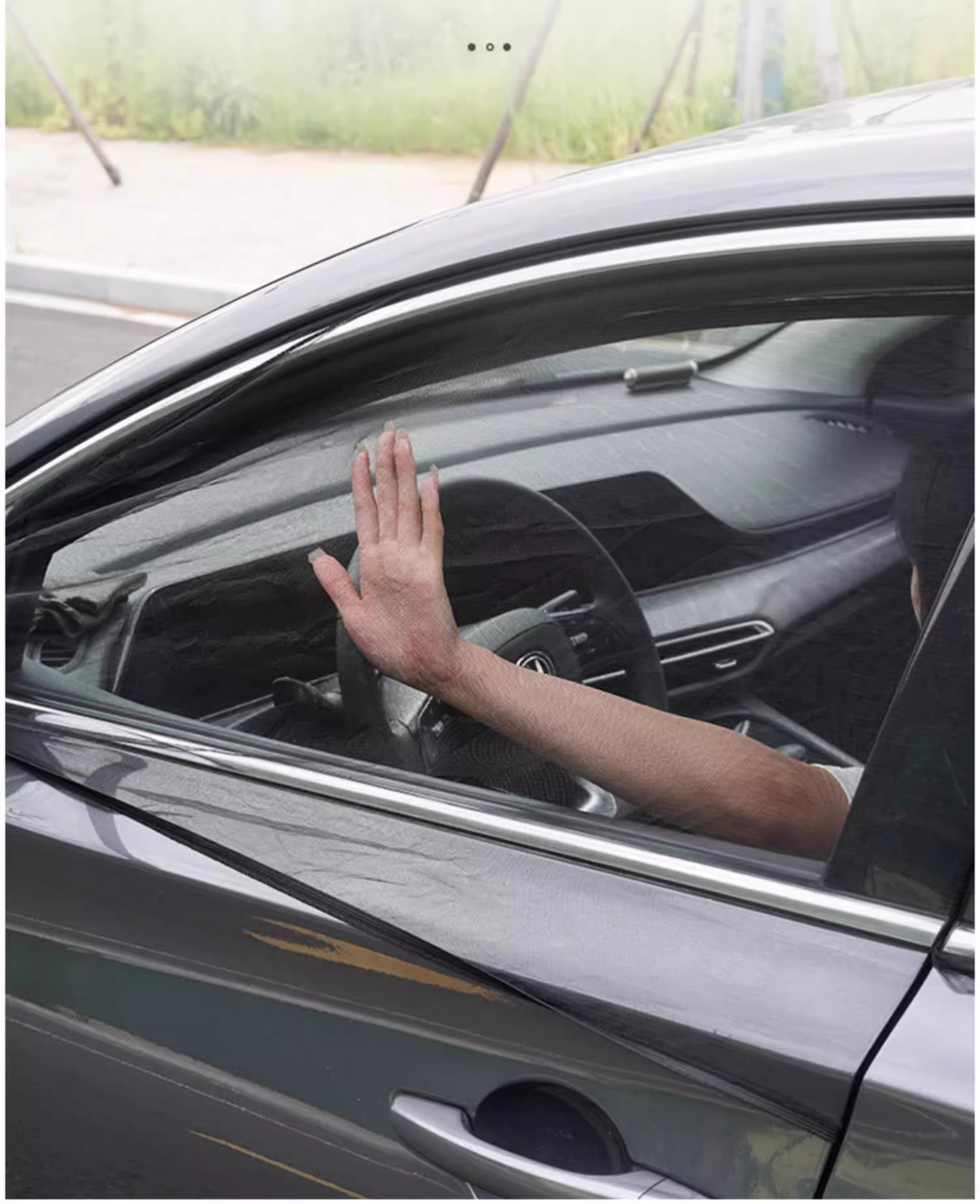 Car anti-mosquito screen window curtain car mosquito net car sunscreen privacy sunshade