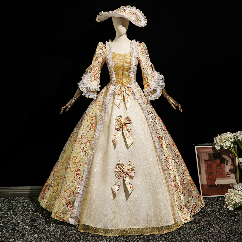 European court drama host photo float princess tea party annual meeting catwalk performance dress host art examination stage European court drama host photo float princess tea party annual meeting catwalk performance dress host art examination stage