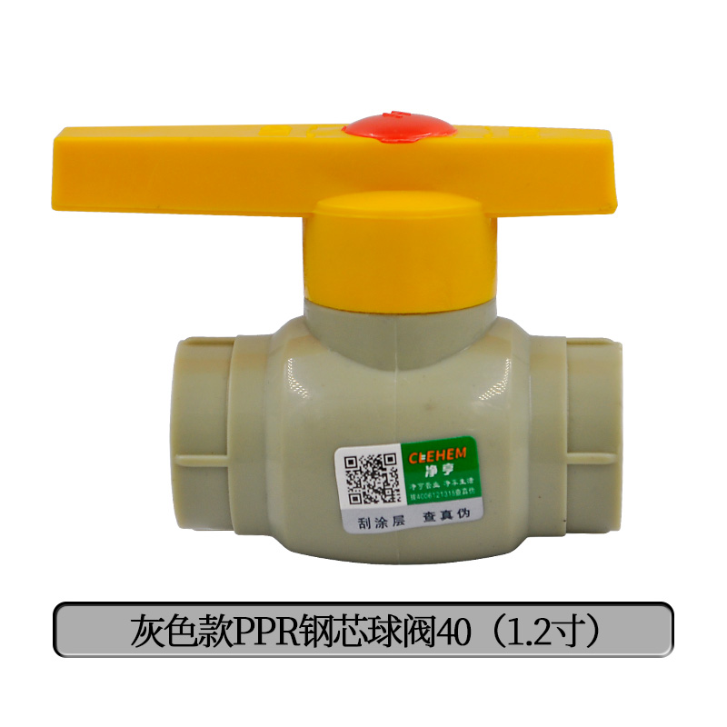 Válvula de bola de acero de doble articulación PPR válvula de bola de doble articulación totalmente de plástico válvula oculta 204 minutos válvula PPR accesorios de tubería de agua image 83