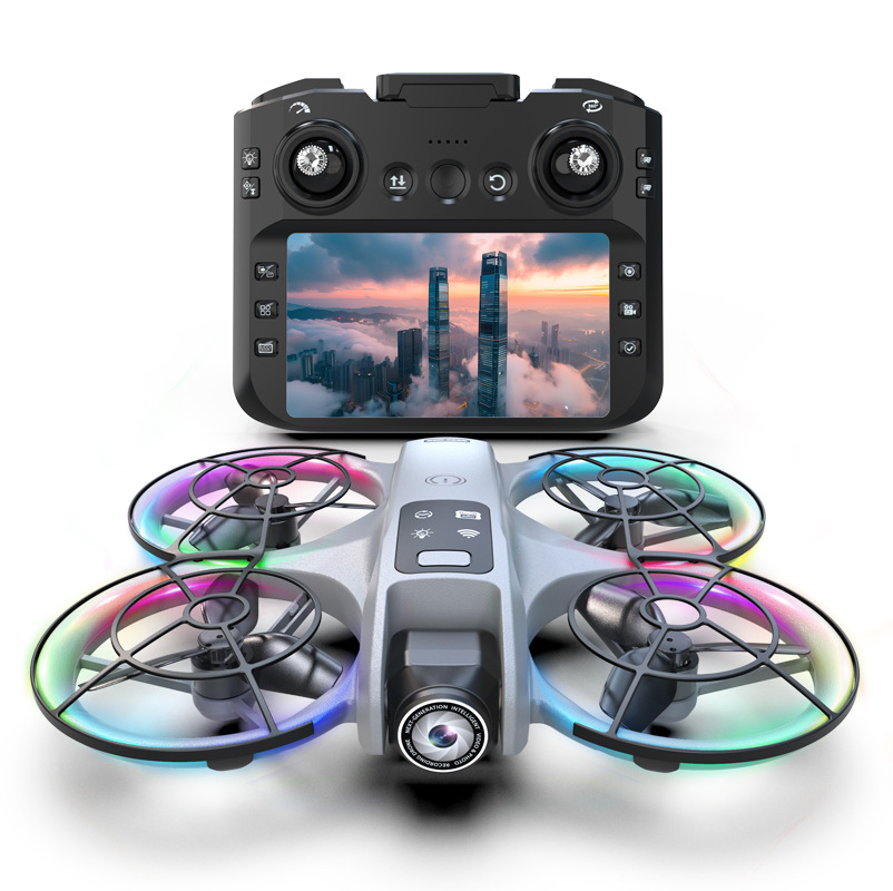 Cross-Border New Product K200 Brushless Drone with Screen Mini Optical Flow Quadcopter Remote Control Aircraft Foreign Trade Toys