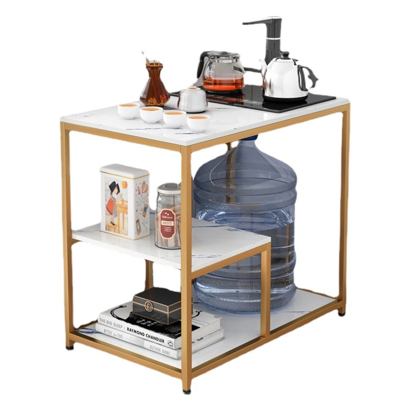 Mesa auxiliar de lujo ligero sala de estar creativa moderna simple hogar pequeño apartamento sofá gabinete lado gabinete mesa lateral mesa pequeña mesa de té