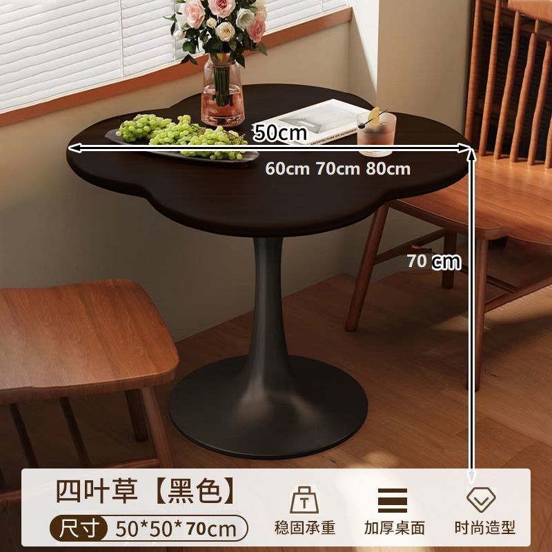 행운의 네잎 클로버丨신사 블랙 데스크탑 [볼드 카본 스틸 블랙 프레임]