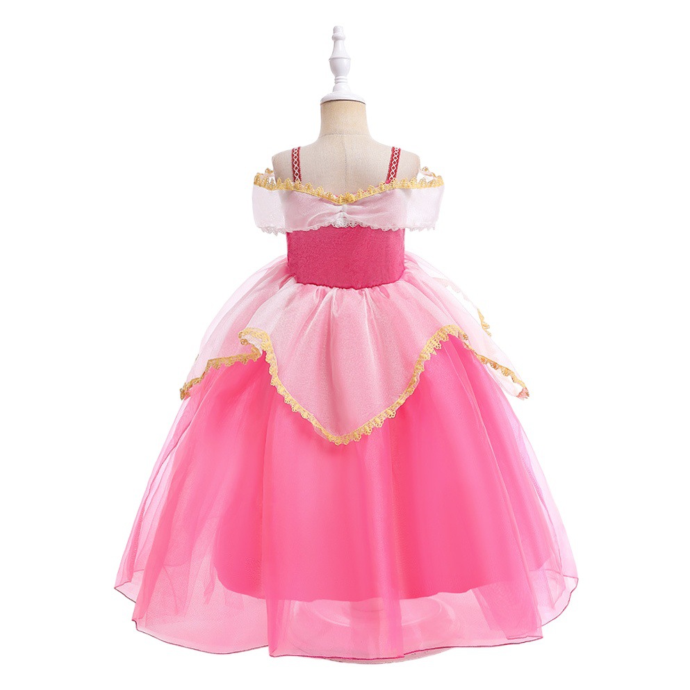 Vestido de Navidad para niños vestido de rendimiento de cosplay vestido de niñas vestido para niños Sleeping Beauty princesa ailuo vestido de malla