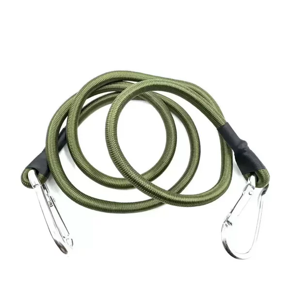 Outdoor Carabiner 8mm Elastic Rope Elastic Rope Luggage Bundling Strap Tent Bundling Strap Camping Clothesline