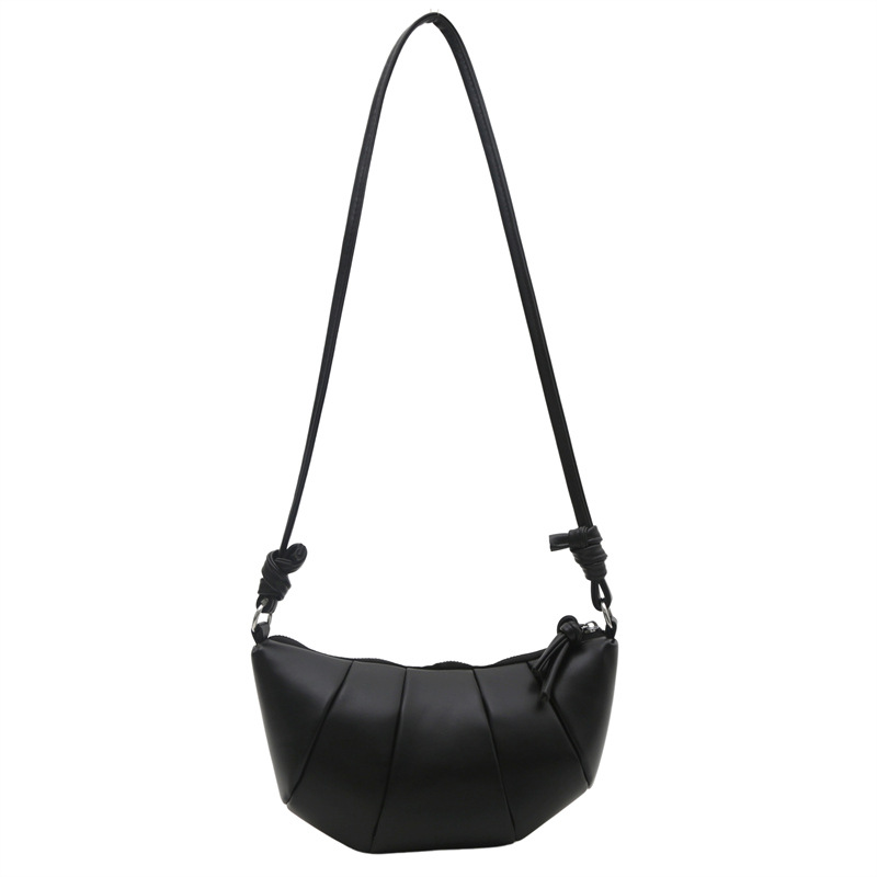 Bolso de cuerno de toro francés, bolso de hombro de mujer 2024, nuevo bolso de bolsillo de moda, bolso de cinturón simple
