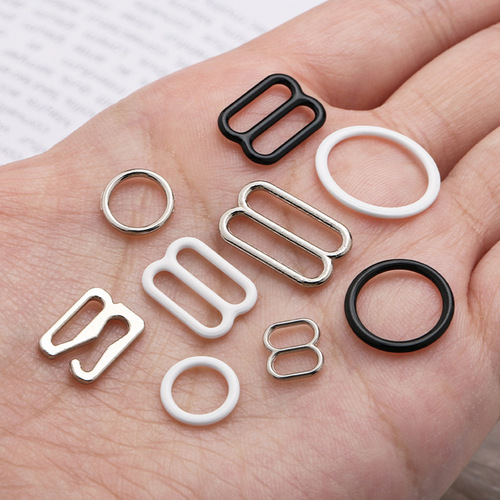 Underwear shoulder strap invisible adjustment buckle metal 0-shaped 8-shaped 9-shaped day-shaped clasp bra strap lengthening/shortening accessory parts