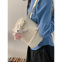 包包大容量女腋下包包女2026新款简约公文包百搭单肩通勤托特包