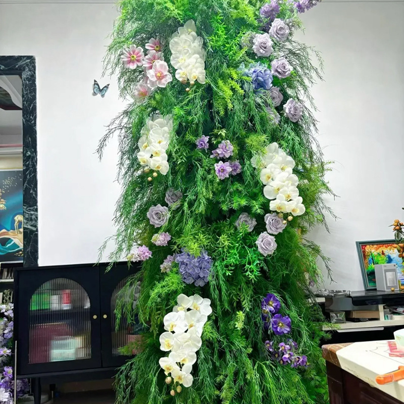 森系婚礼仿真花场景布置道具仿真绿植成品花单支花花艺婚庆装饰花|undefined