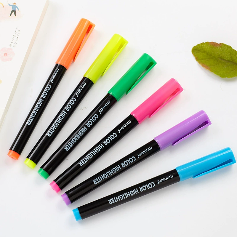 South Korea Monami Color Highlight Fluorescence Pen Set 06007