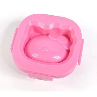 Kitten rice ball mold plastic cake moon cake mold DIY children breakfast lunch mold kitchen baking tools
