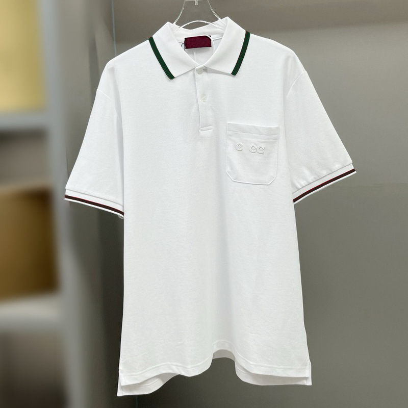 2026 Summer Gu Korean Style Polo Shirt with Embroidered Logo, Fashionable Clothing for Couples, Comfortable and Breathable Knitted Top 2026 Summer Gu Korean Style Polo Shirt with Embroidered Logo, Fashionable Clothing for Couples, Comfortable and Breathable Knitted Top