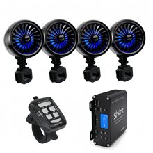 SHARK 摩托车音响4声道大功率外置功放多功能蓝牙12V 音响6800N90