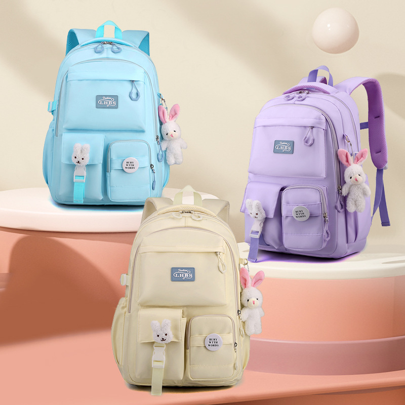 2022 peces naturales nueva mochila estudiante de escuela primaria 2-5 grado niña ligera generación de protección de la columna vertebral transfronteriza caliente