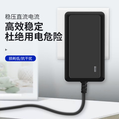 12V2A電源適配器監控攝像頭硬盤機頂盒LED燈帶條按摩枕歐規變壓器