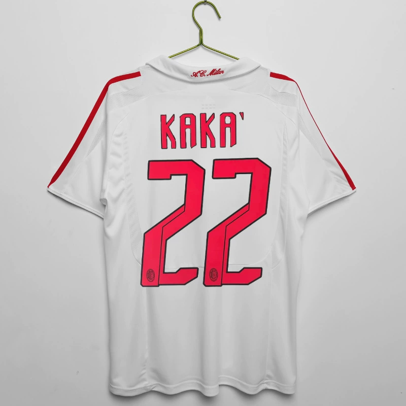 AC ретро тайская версия джерси №3 Малдини №22 Кака №32 Бекхэм №9 Уиa долг