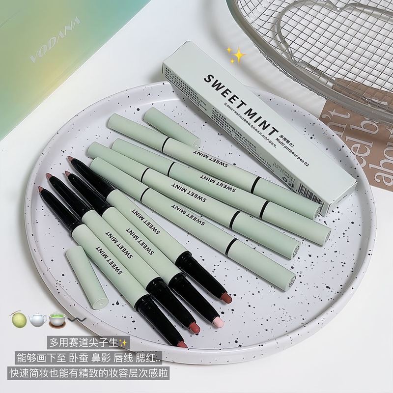 メイクアップ SWEET MINT 多目的ペン ダブルヘッド カイコペン ブライトニング ツーインワン ハイライト コントゥアリング アイシャドウ ペン|undefined