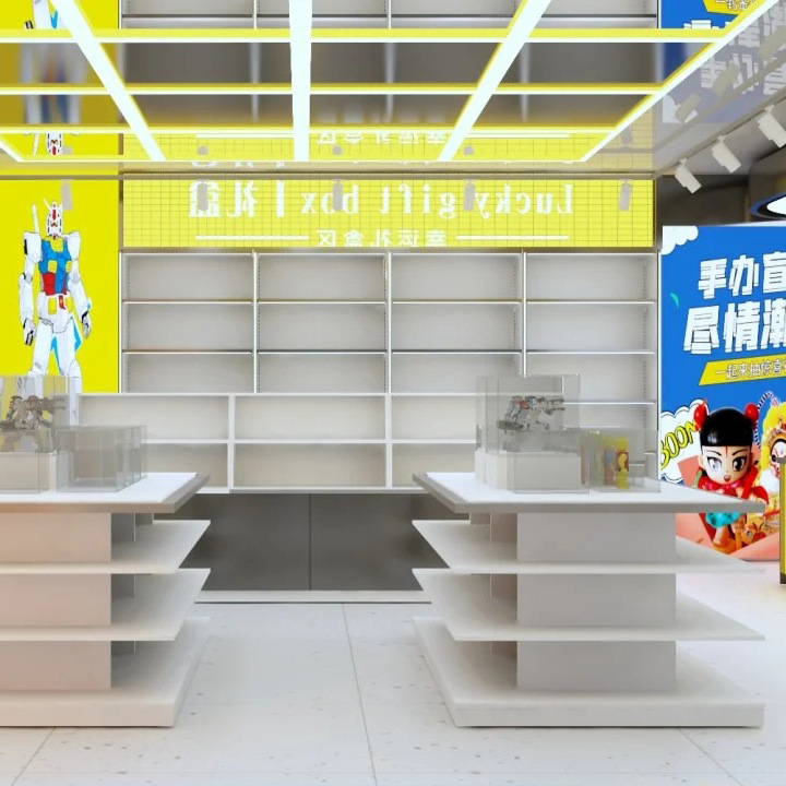 Fabricante Zhao Yiming, Fat Donglai, bocadillos deliciosos, estanterías, farmacia, esmalte de uñas premium, expositor de gafas, uso comercial personalizado.