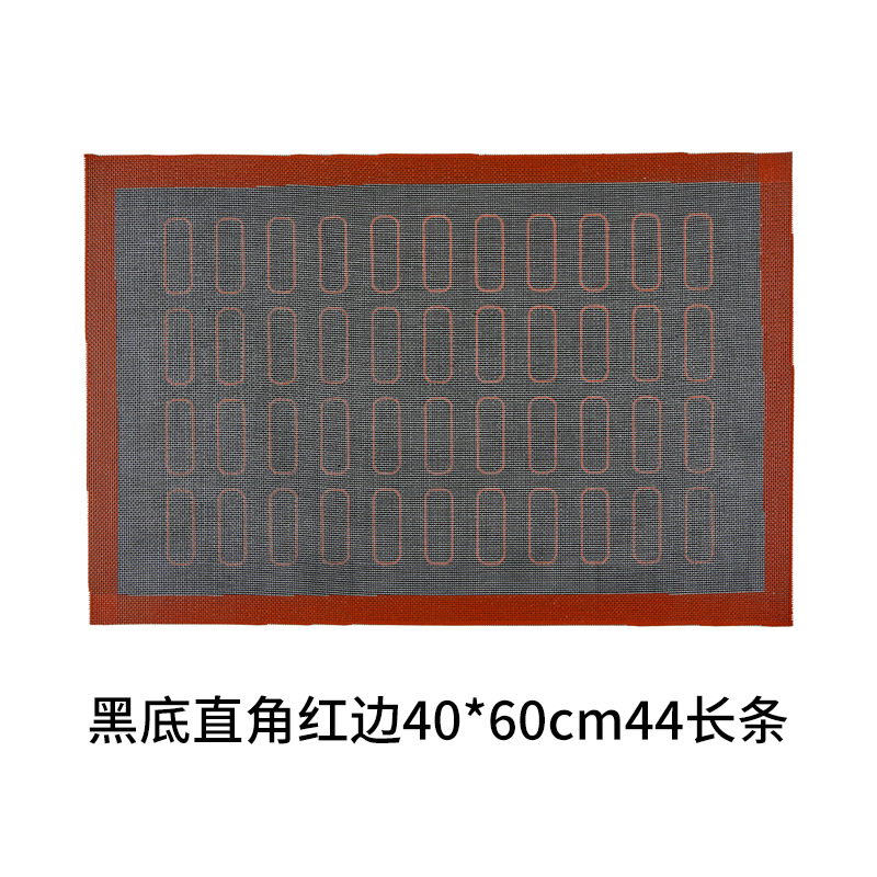 Hueco transpirable horno hornear fábrica de silicona para hornear estera de fibra de vidrio estera horno para hornear