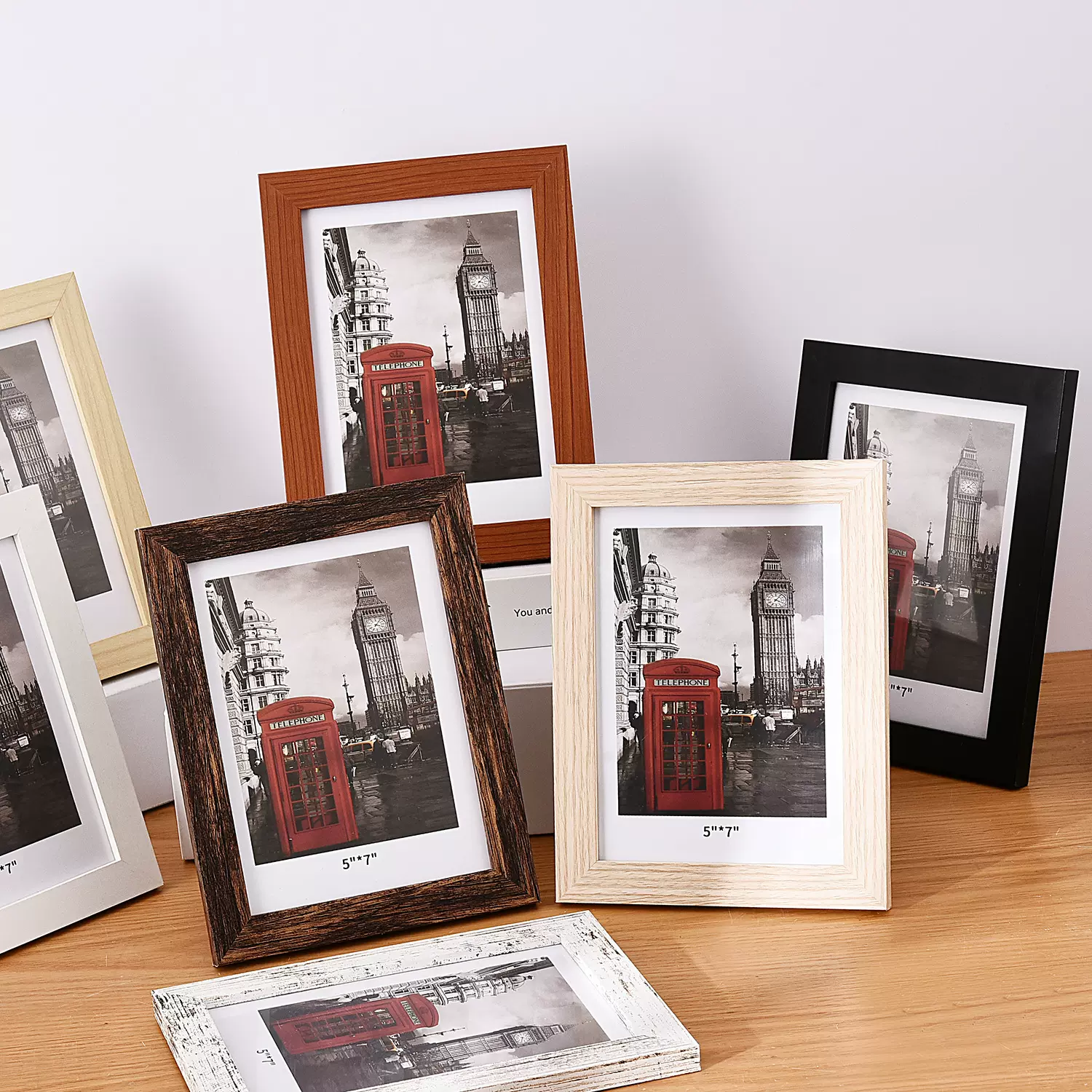 相框定制批发摆台摆件照片墙6寸7寸8寸10寸a4创意简约木质小相框