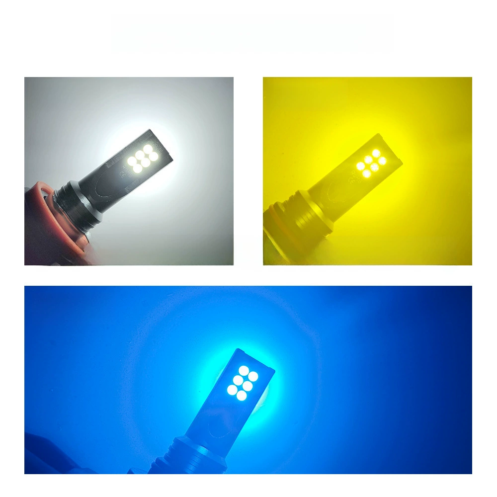 跨境 горячие продажи автомобильная светодиодная дымка свет 12smd 3030 H111/H8 9006/9005 H7 H4 H10