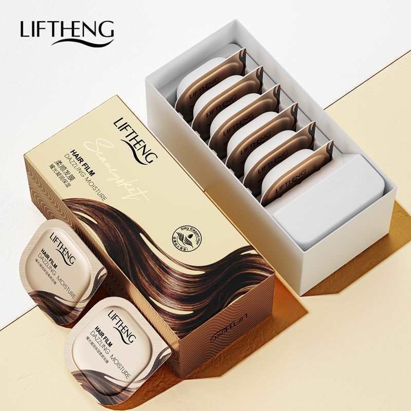 Lifuquan ヘアマスク 小型パッケージ 独立した滑らかで栄養価が高く香りが良く保湿 蒸し修復 乾燥して縮れた髪のケア 使い捨て|undefined