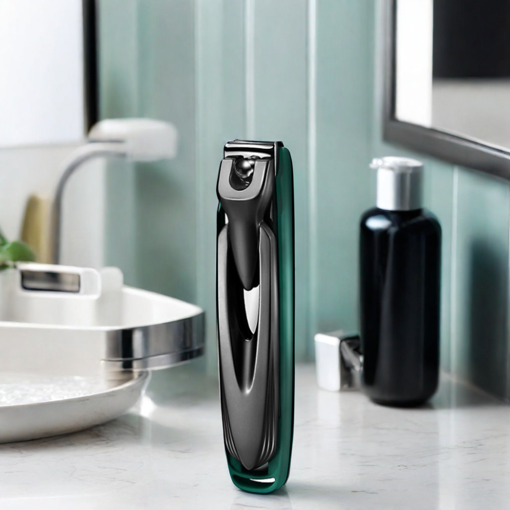 Hollow Double-Arc Color Nail Clippers Wholesale Zinc Aluminum Alloy Die-Cast Nail Clippers Pedicure Oblique Nail Clippers