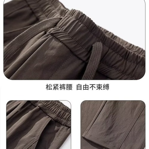 Workwear Pants for Men 2025 Straight Leg Wide Leg Loose Trendy Streetwear Casual American Floor-Length Pants