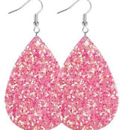 Clásico de doble cara brillo luz lágrima gota pendientes transfronterizo suministro estable Amazon AliExpress