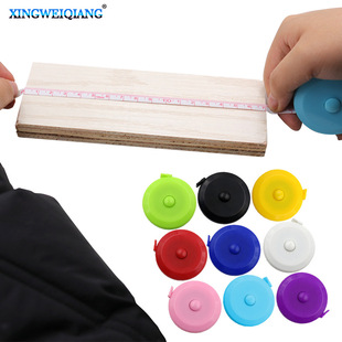 Tape measure 1.5 meters automatic telescopic round tape measure portable measuring garment mini tape measure soft tape measure three-way rule