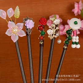 木质工艺品;发簪;竹质工艺品