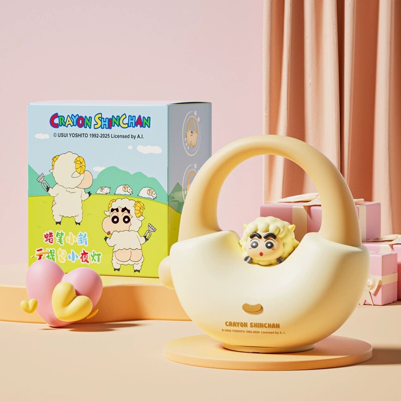 蜡笔小新小夜灯伴睡灯拍拍灯周边送女孩女生生日礼物闺蜜创意摆件|undefined