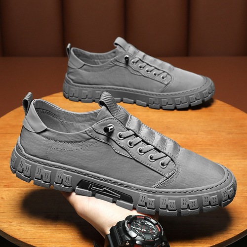 Ice Silk Cloth Shoes Men's Breathable Lazy Shoes  Spring New Men's Shoes Korean Style Trendy Versatile Casual Shoes