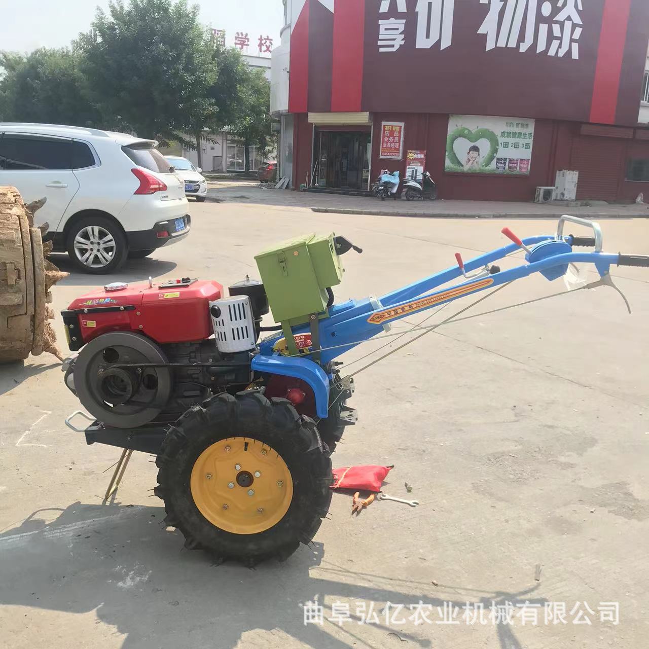 多功能柴油大马力耕地机旋耕开沟犁地管理机水旱两用打田整地机